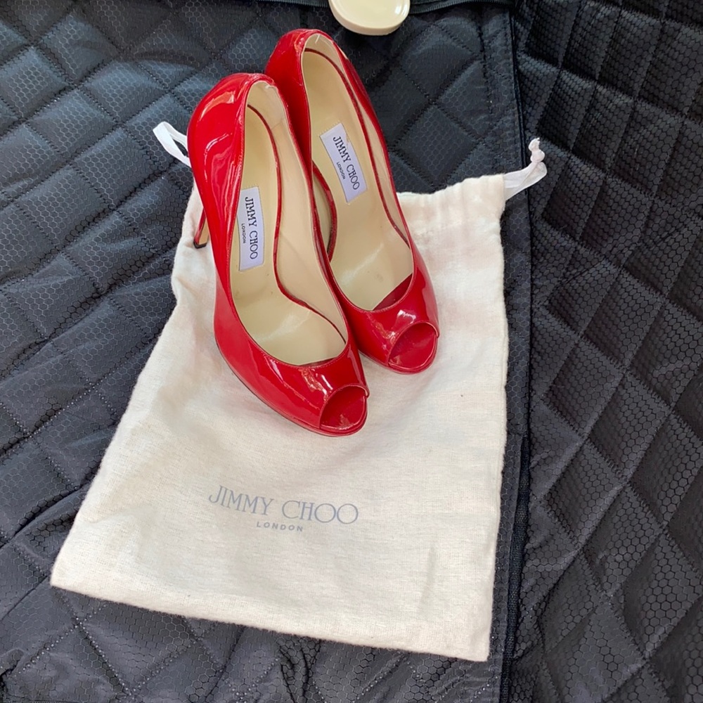 Jimmy Choo Red Pumps